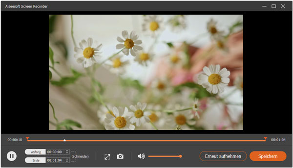 MyVideo Videos aufnehmen und speichern