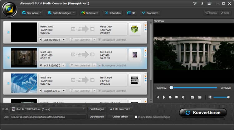 Screenshot von Total Media Converter