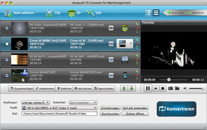 TS Converter für Mac