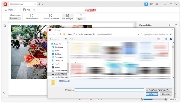 Unterschrift in PDF hinzufügen