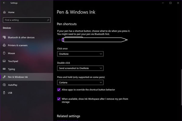 Screenshot mit Surface erstellen mit Surface Pen