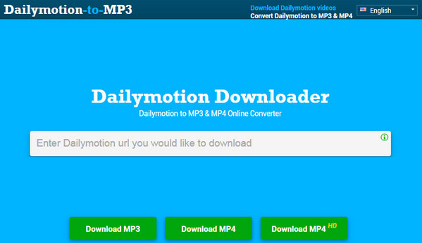 Dailymotion in MP3 online herunterladen