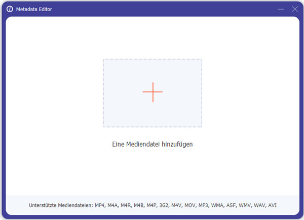 Daten in Metadata Editor hinzufügen