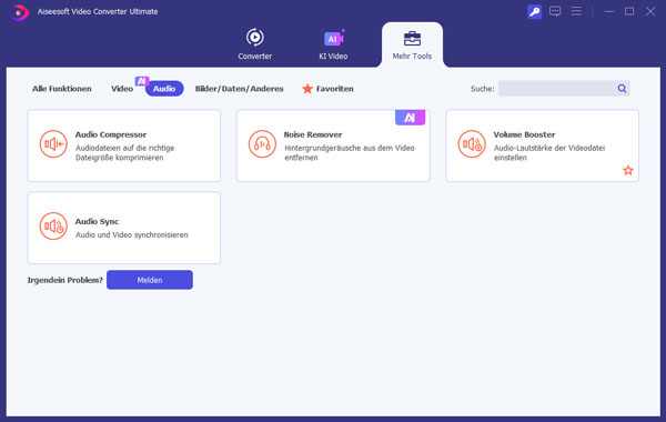 Noise Remover auswählen