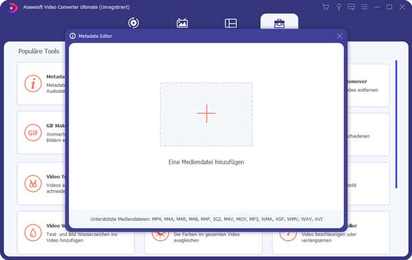 Video in Metadata Editor hinzufügen