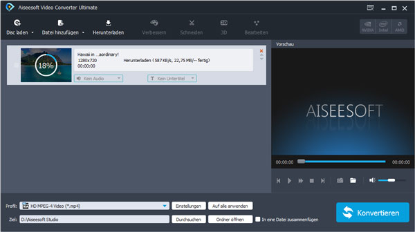 Mit Aiseesoft Video Converter Ultimate YouTube Playlist downloaden