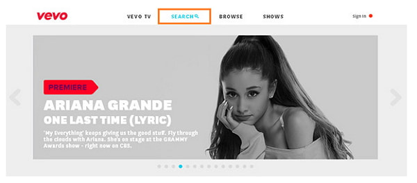 Vevo Link kopieren