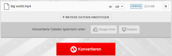 MP4 zu GIF umwandeln