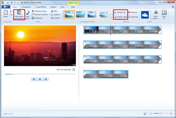 Mit Windows Movie Maker MP4 drehen