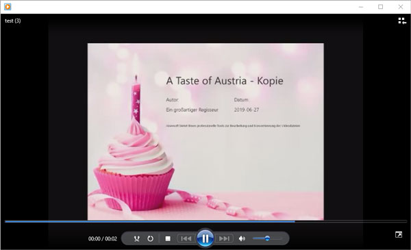 OGV mit Windows Media Player abspielen