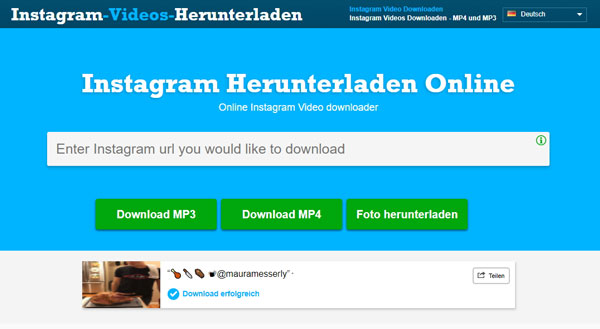 Online Instagram Video Downloader