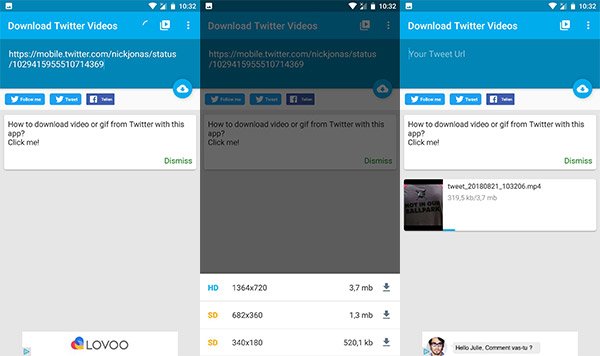 Twitter Videos auf Android downloaden