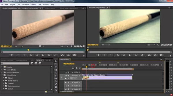 Video schärfer stellen mit Adobe Premiere