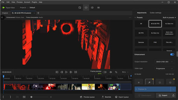 Videos mit Topaz Video bearbeiten