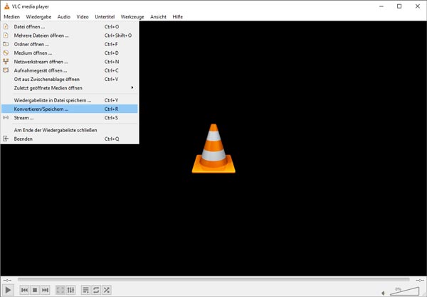 MP4 in TS mit VLC umwandeln