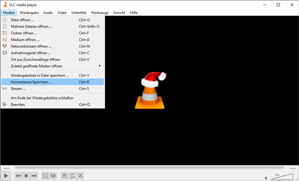 VLC Media Player öffnen