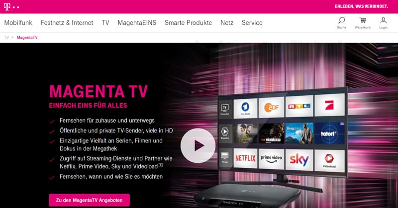 Wie kann man MagentaTV aufnehmen und abspielen