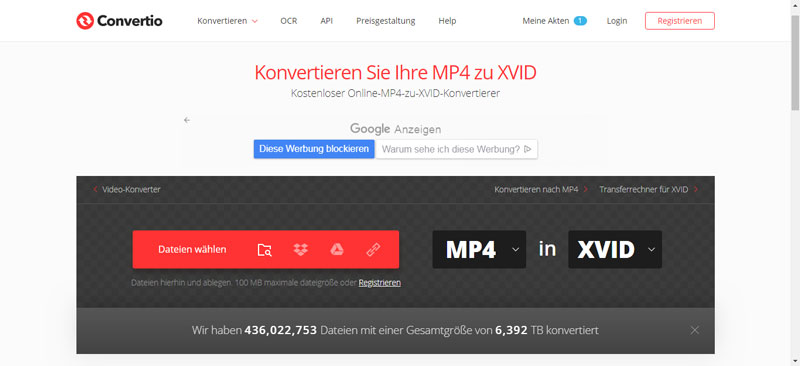 mp4 datei umwandeln online