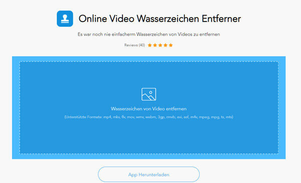 Werbung aus Video entfernen mit Online-Tool