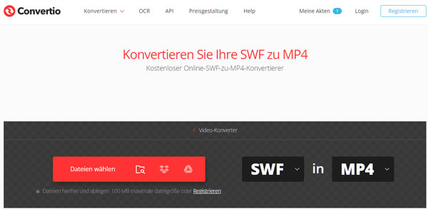 SWF online umwandeln