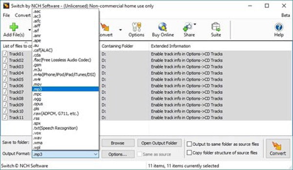 Switch Audio File Converter Software