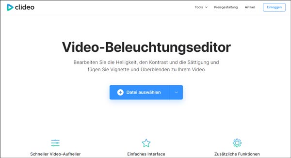 Video in Beleuchtungseditor importieren