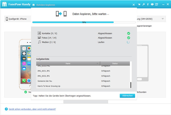 Fonepaw Handy Datentransfer